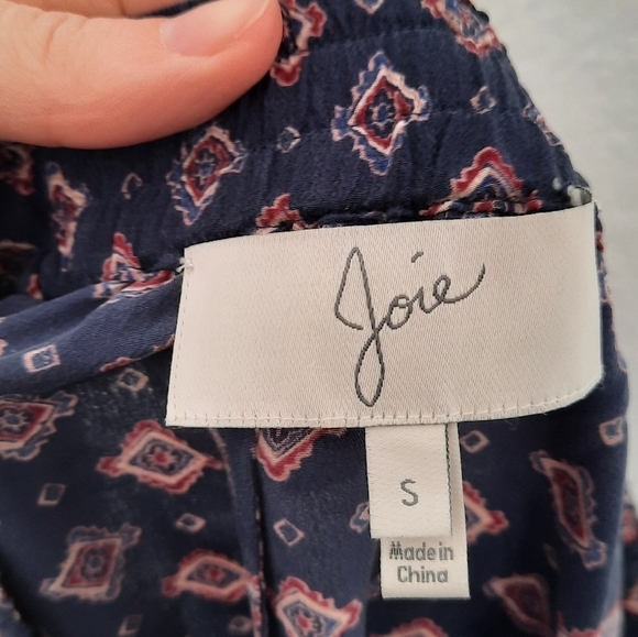 Joie DEIDRE-B Bohemian Silk Pages S - Picture 4 of 7